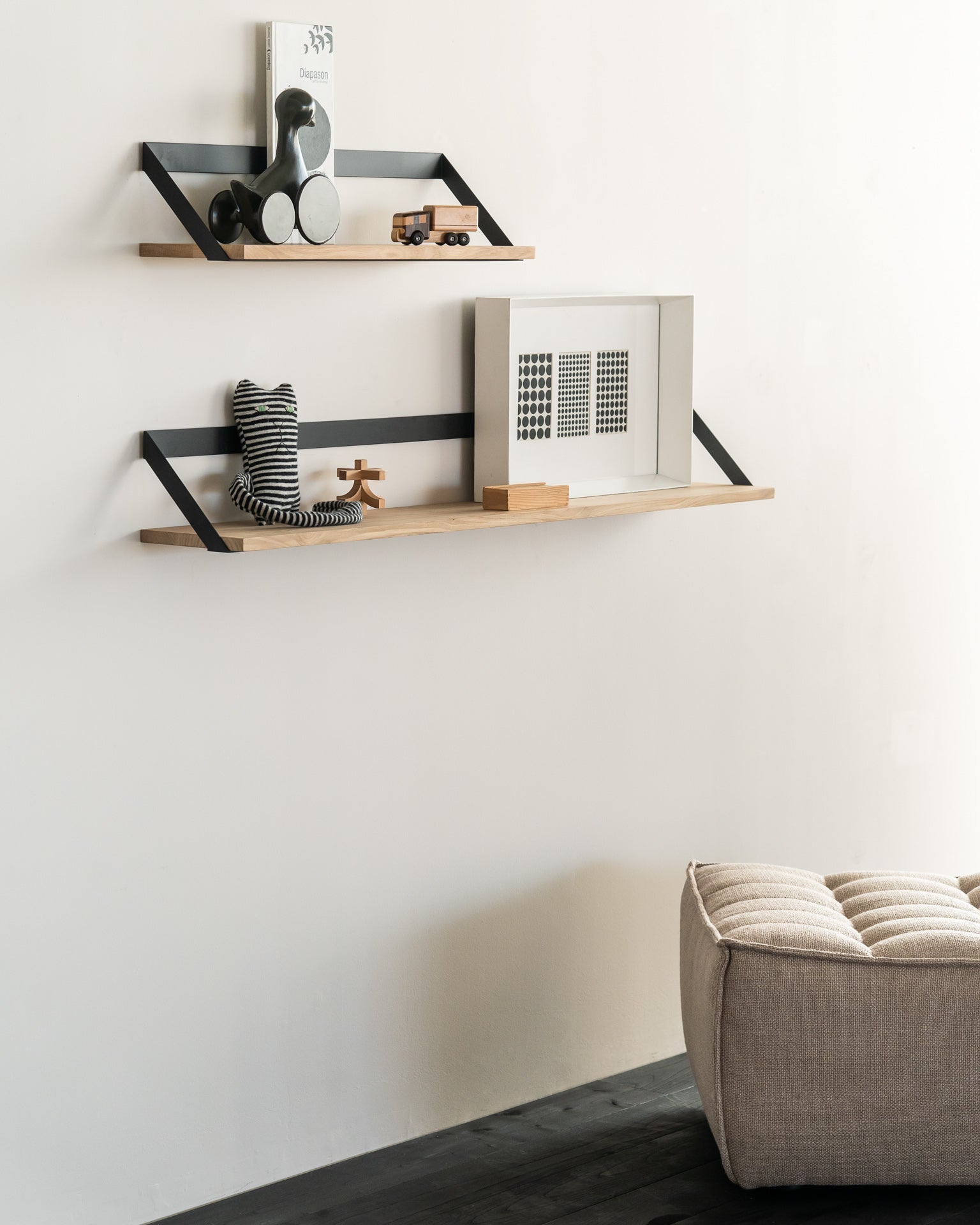 Ribbon Shelf White Cliff Studio Wall Shelf