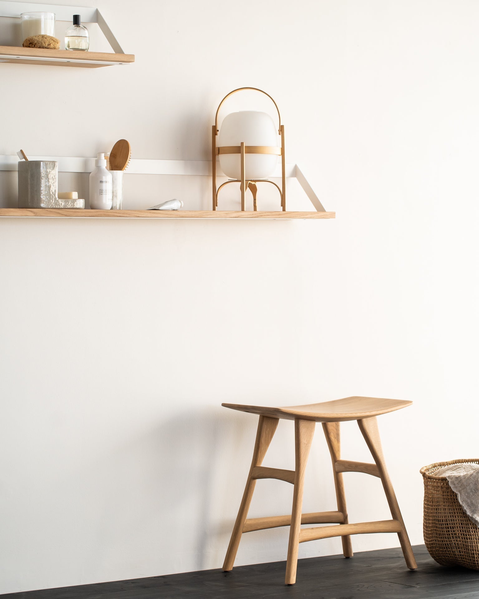 Ribbon Shelf White Cliff Studio Wall Shelf