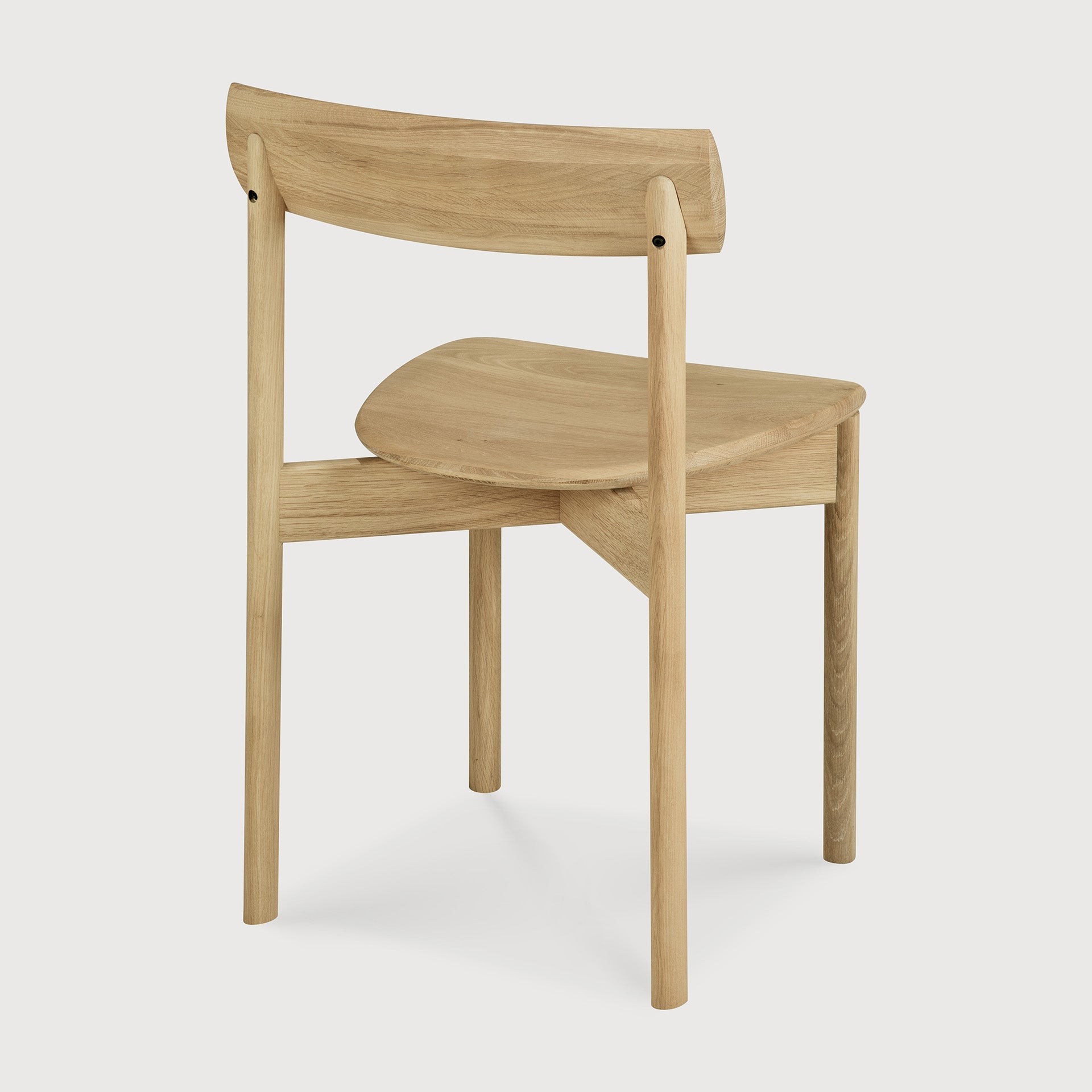 Risu dining chair - varnished oak White Cliff Studio Dining Chair