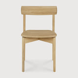 Risu dining chair - varnished oak White Cliff Studio Dining Chair