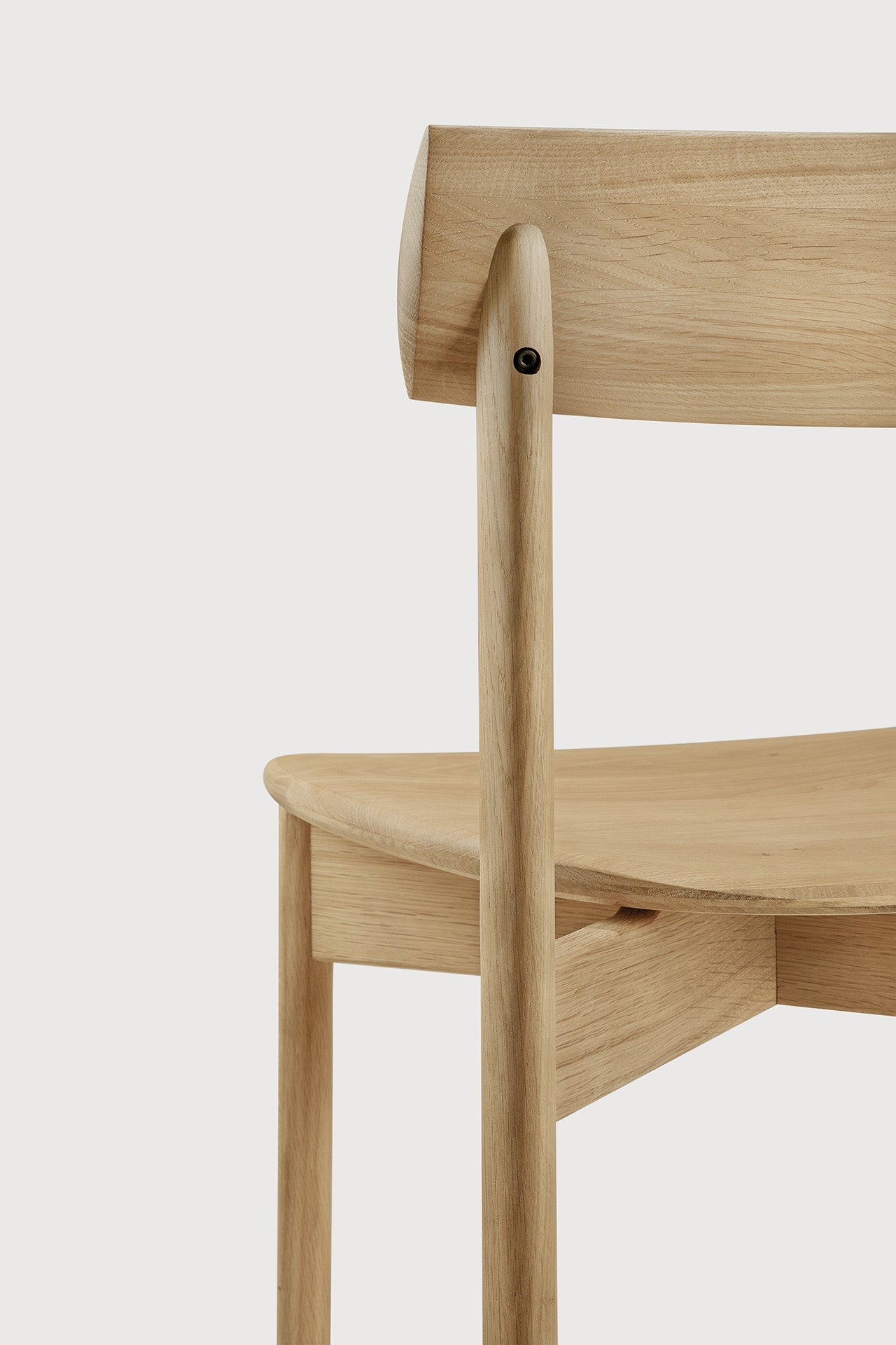 Risu dining chair - varnished oak White Cliff Studio Dining Chair