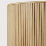 Roller Max coffee table - oak - round - removable cover White Cliff Studio COFFEE TABLE