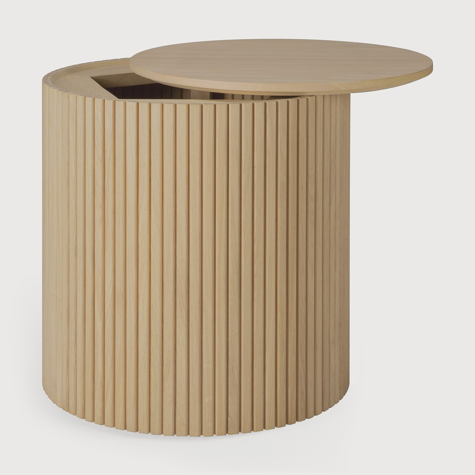Roller Max Side Table White Cliff Studio Side Tables