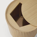 Roller Max Side Table White Cliff Studio Side Tables