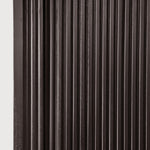 Roller Max sideboard - varnished teak - off black - 2 sliding doors White Cliff Studio Sideboard