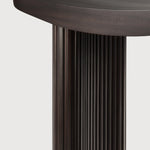 Roller Max stool - varnished mahogany - dark brown White Cliff Studio Stool