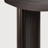 Roller Max stool - varnished mahogany - dark brown White Cliff Studio Stool