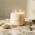 Salt & Agave Candle White Cliff Studio Candles