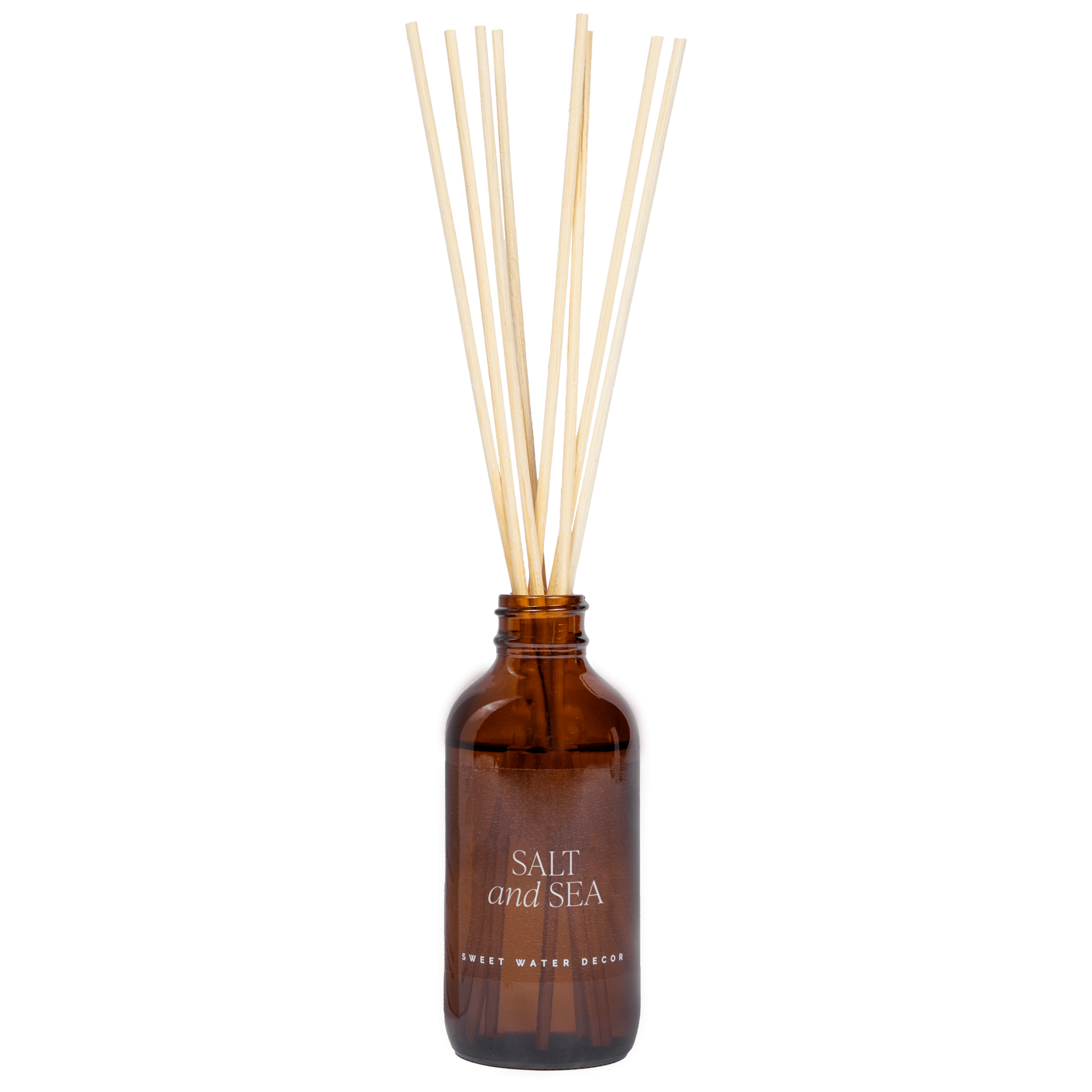 Salt and Sea Amber Reed Diffuser White Cliff Studio Reed Diffusers