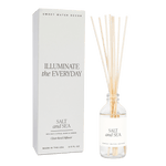 Salt and Sea Clear Reed Diffuser White Cliff Studio Reed Diffusers