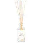 Salt and Sea Clear Reed Diffuser White Cliff Studio Reed Diffusers