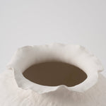 Sasha Textured Ceramic Vase - Ivory Cream 14.8" Home Decor