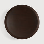 Satellite bowl - varnished mahogany - dark brown White Cliff Studio Decorative Bowls