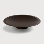 Satellite bowl - varnished mahogany - dark brown White Cliff Studio Decorative Bowls