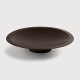 Satellite bowl - varnished mahogany - dark brown White Cliff Studio Decorative Bowls