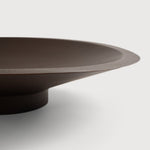 Satellite bowl - varnished mahogany - dark brown White Cliff Studio Decorative Bowls