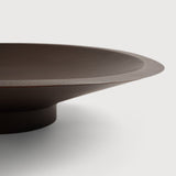 Satellite bowl - varnished mahogany - dark brown White Cliff Studio Decorative Bowls