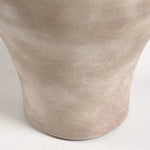 Scarlette White Ceramic Vase - 17" Tall Rustic Modern Decor