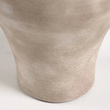 Scarlette White Ceramic Vase - 17" Tall Rustic Modern Decor