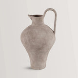 Scarlette White Ceramic Vase - 17" Tall Rustic Modern Decor