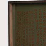 Second Nature tray - Moss - glass - square - S White Cliff Studio Trays