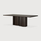 Sequence dining table - varnished mahogany - dark brown - rectangular White Cliff Studio Dining Table