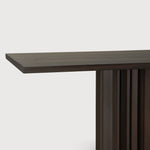 Sequence dining table - varnished mahogany - dark brown - rectangular White Cliff Studio Dining Table