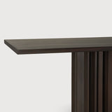 Sequence dining table - varnished mahogany - dark brown - rectangular White Cliff Studio Dining Table