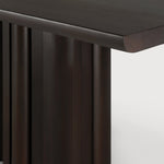Sequence dining table - varnished mahogany - dark brown - rectangular White Cliff Studio Dining Table