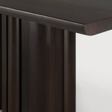 Sequence dining table - varnished mahogany - dark brown - rectangular White Cliff Studio Dining Table