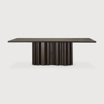 Sequence dining table - varnished mahogany - dark brown - rectangular White Cliff Studio Dining Table