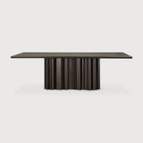 Sequence dining table - varnished mahogany - dark brown - rectangular White Cliff Studio Dining Table