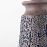 Sera Geometric Patterned Ceramic Vase, Small