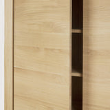 Shadow cupboard - oak - 4 doors White Cliff Studio Cab inet