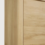 Shadow cupboard - oak - 4 doors White Cliff Studio Cab inet