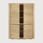 Shadow cupboard - oak - 4 doors White Cliff Studio Cab inet