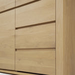 Shadow dresser - oak - 3 doors - 2 drawers White Cliff Studio DRESSERS & CHEST OF DRAWERS