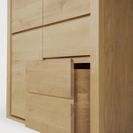 Shadow dresser - oak - 3 doors - 2 drawers White Cliff Studio DRESSERS & CHEST OF DRAWERS