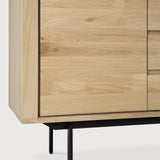 Shadow sideboard - oak - 1 door - 3 drawers White Cliff Studio Sideboard