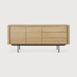 Shadow sideboard - oak - 2 doors - 3 drawers White Cliff Studio Sideboard