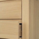 Shadow sideboard - oak - 2 doors - 3 drawers White Cliff Studio Sideboard