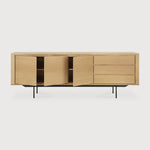 Shadow sideboard - oak - 3 doors - 3 drawers White Cliff Studio Sideboard