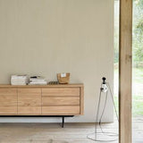 Shadow sideboard - oak - 3 doors - 3 drawers White Cliff Studio Sideboard