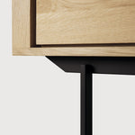 Shadow sideboard - oak - 3 doors - 3 drawers White Cliff Studio Sideboard