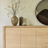 Shadow sideboard - oak - 3 doors White Cliff Studio Sideboard