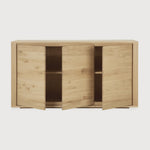 Shadow sideboard - oak - 3 doors White Cliff Studio Sideboard