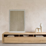 Shadow TV cupboard - oak - 3 drawers White Cliff Studio Media Console