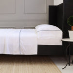 Sheena Bamboo Sateen Sheet Set White Cliff Studio Sheet Sets