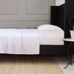 Sheena Bamboo Sateen Sheet Set White Cliff Studio Sheet Sets