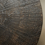 Slice coffee table - varnished Minerals - Ray Whisky - oval White Cliff Studio COFFEE TABLE